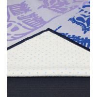 Manduka Yogitoes Skidless Yoga Mat Towel - Chakra Blue 2.0 - 71inch
